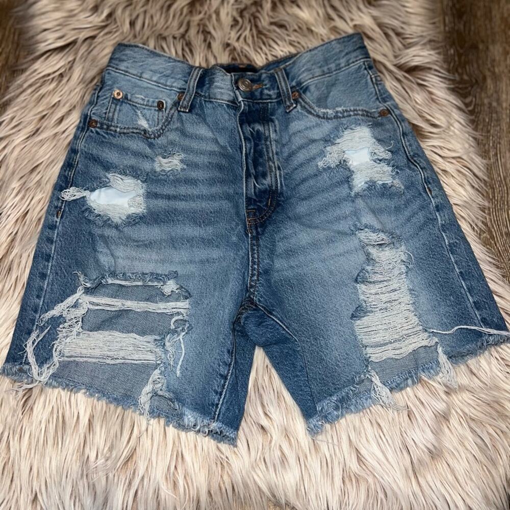 Aeropostale 90”s baggy jeans distressed women’s jeans